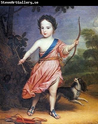 Gerrit van Honthorst Willem III op driejarige leeftijd in Romeins kostuum